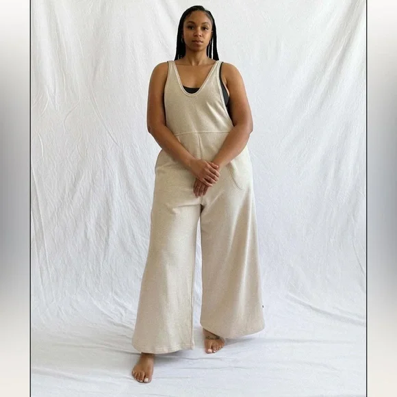 Ana and Zac tanksuit in oatmeal L - Picture 1 of 9